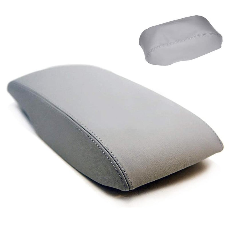DSkoiph Armrest Center Console Lid Leather Cover Fit for 2007-2011 Toyota Camry Gray (Without Lid) - Image 1